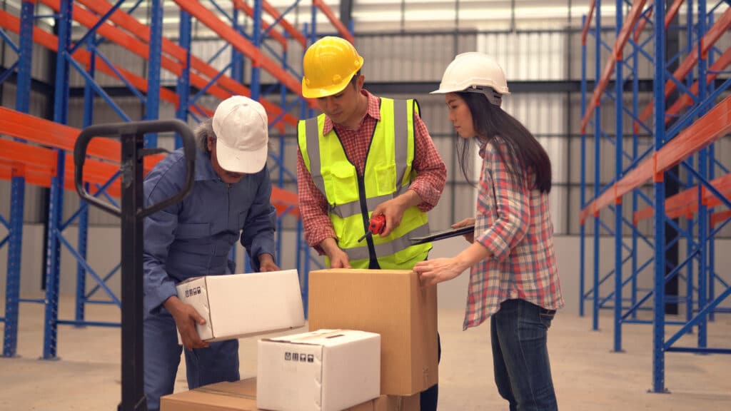 Efficient warehouse automation in action