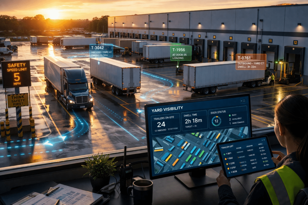 What’s in the Yard Using WMS In-Yard Visibility to Reduce Dwell Time